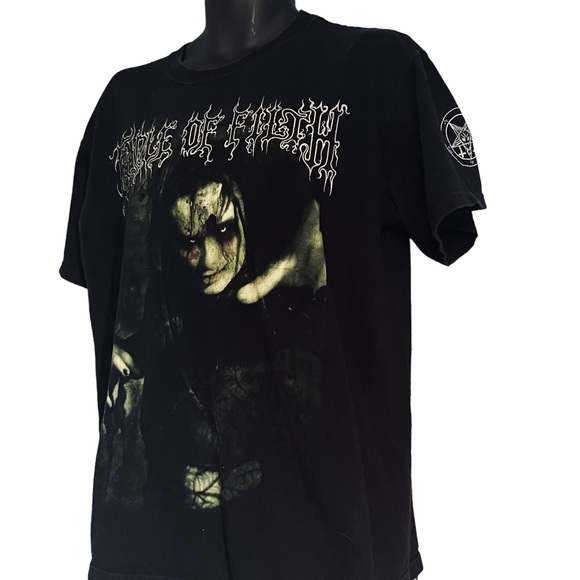 Cradle of Filth RARE VINTAGE USA VIP Tour Concert 2007 T-Shirt Black Size Large - Picture 5 of 8